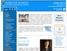 Tablet Screenshot of juventudedagaliza.com
